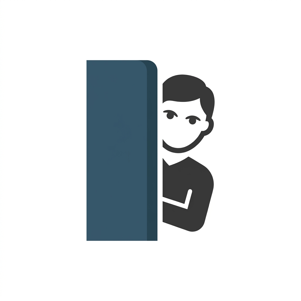 Illustration : cacher