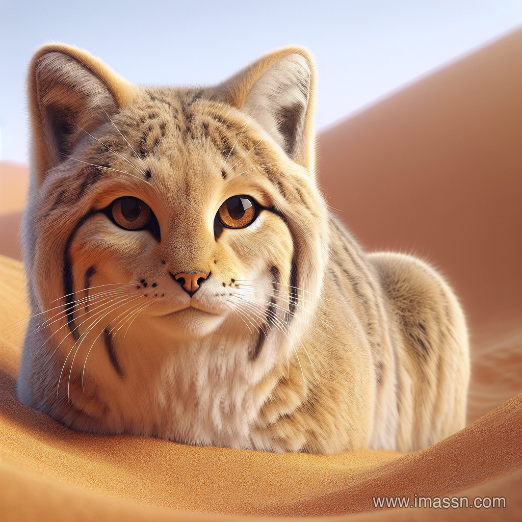 Illustration : Chat des sables, chat de Margueritte, Felis margarita