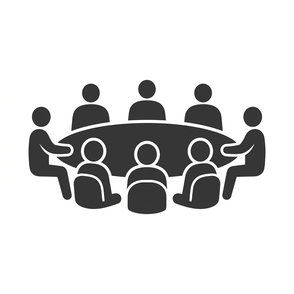 Illustration : réunion, congrès, rassemblement, assemblée