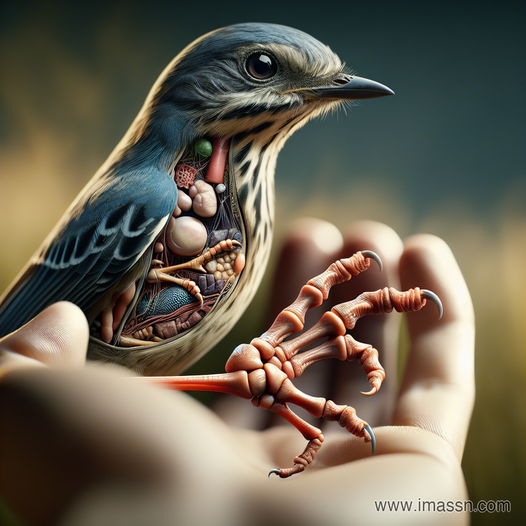Illustration : patte d’un oiseau