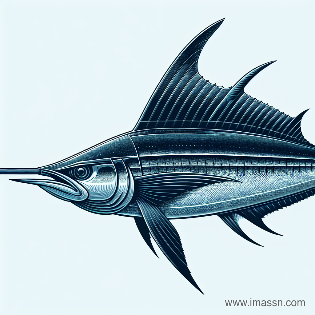 Illustration : Poisson epée, espadon, empereur, espadon (poisson de mer)