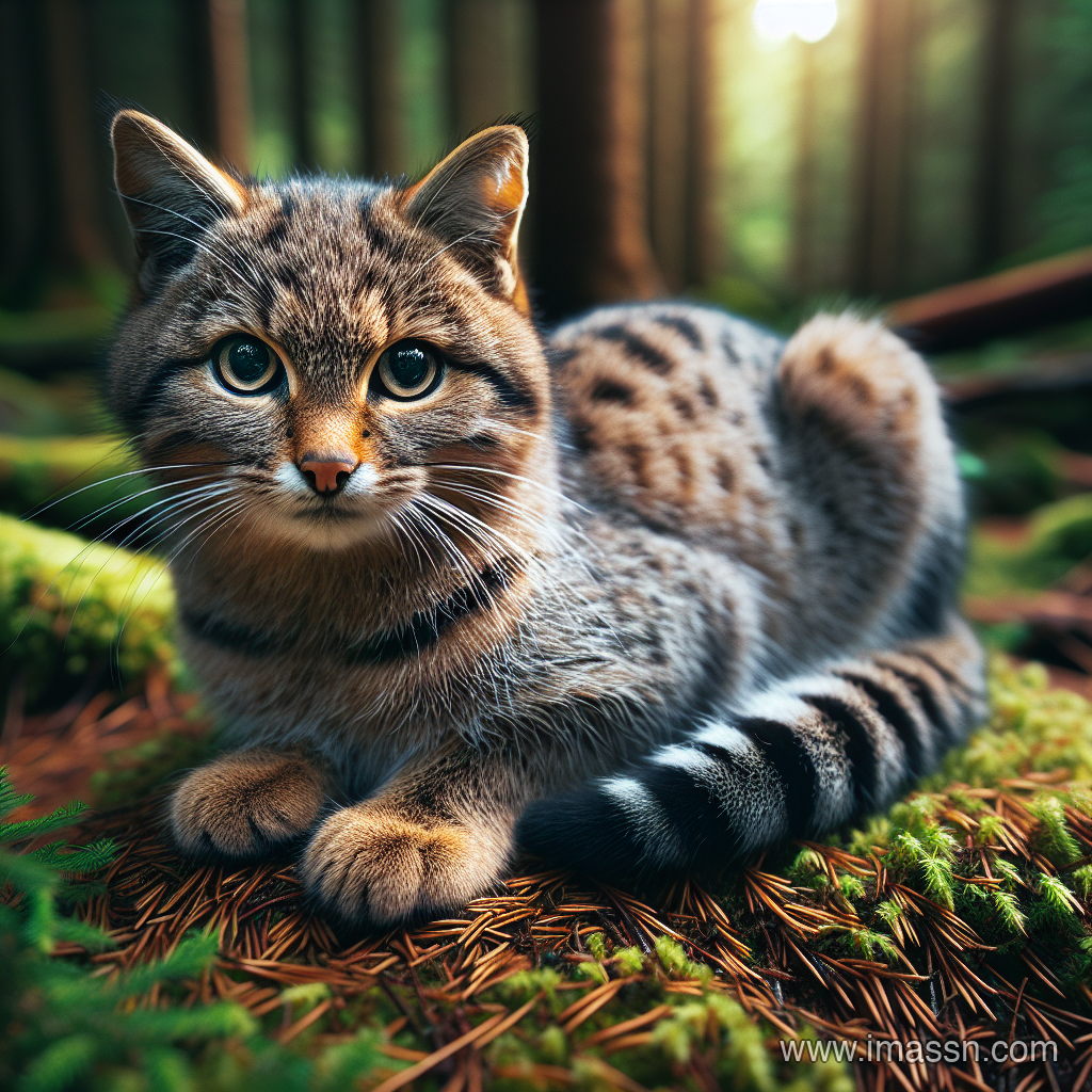 Illustration : Chat sauvage, felis sylvestris