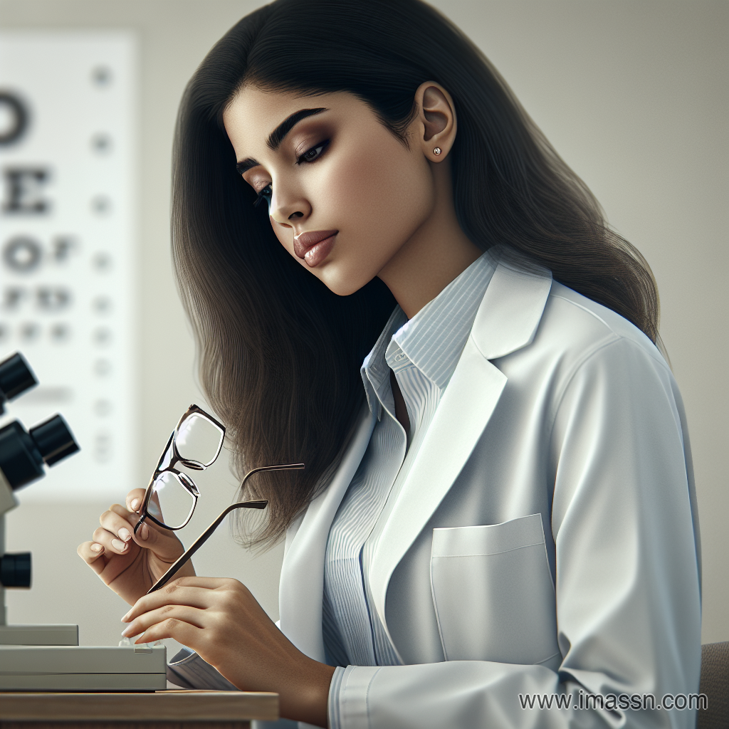 Illustration : opticien