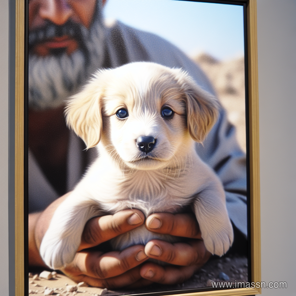 Illustration : chiot