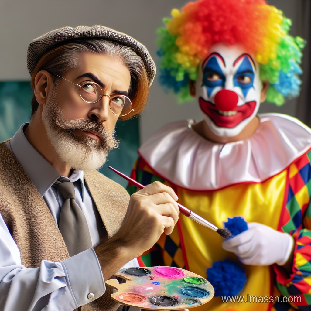 Illustration : clown