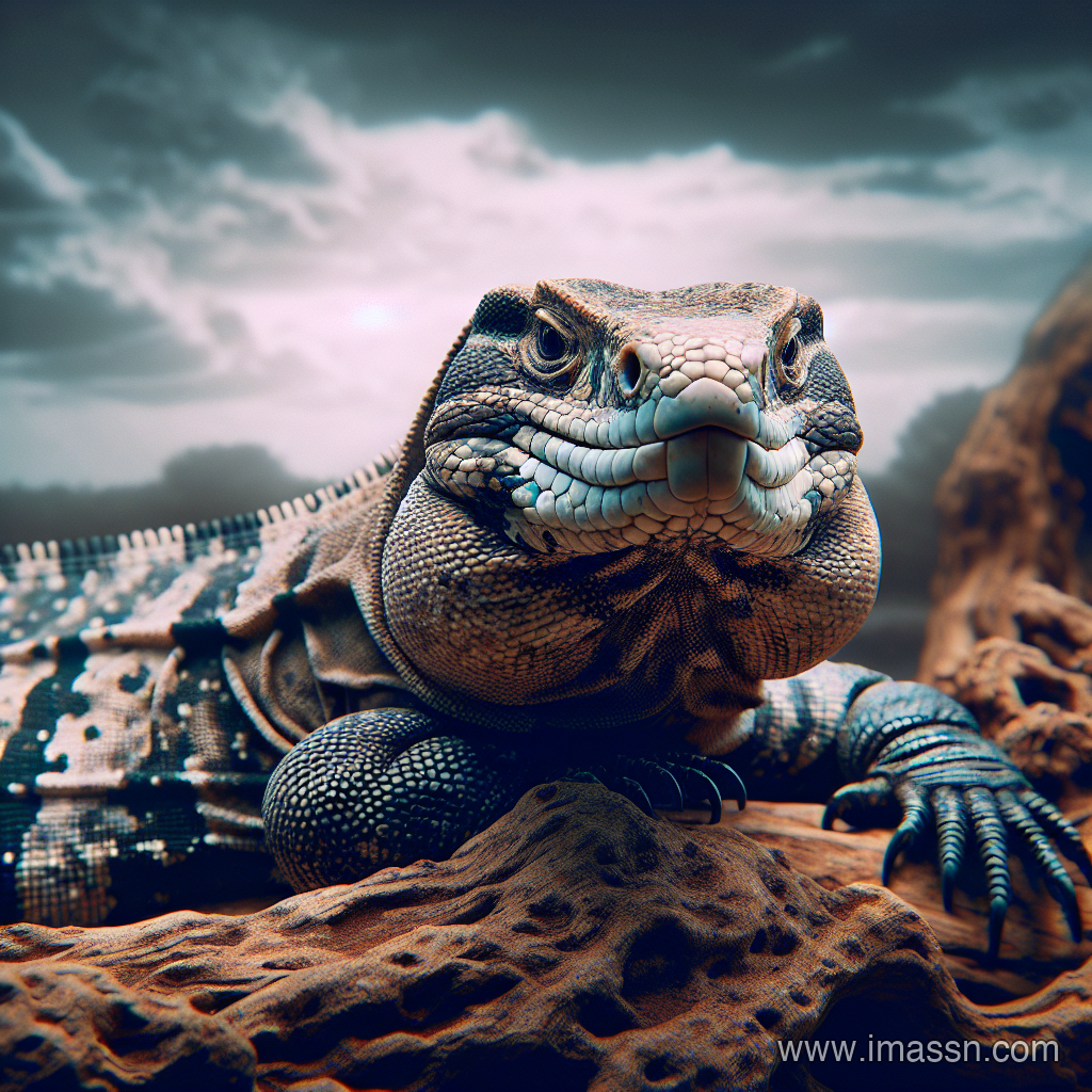 Illustration : gros lézard