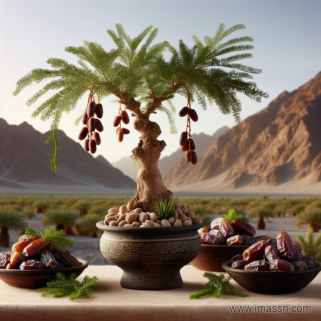 Illustration : tamaris, tamarin (fruit), cactus