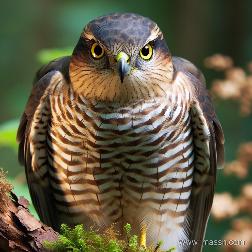 Illustration : Épervier, faucon, autour (oiseau rapace)