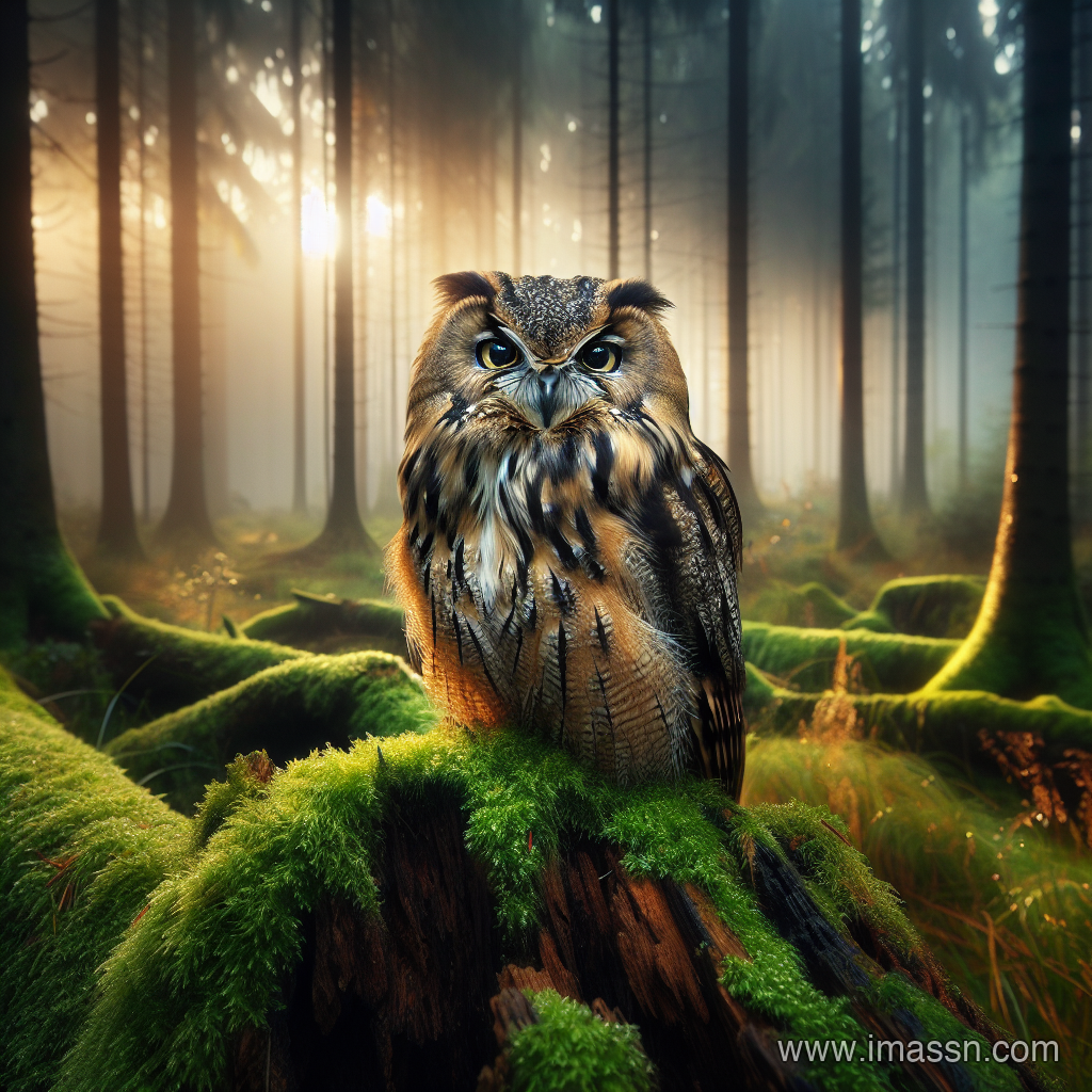 Illustration : chouette, hibou