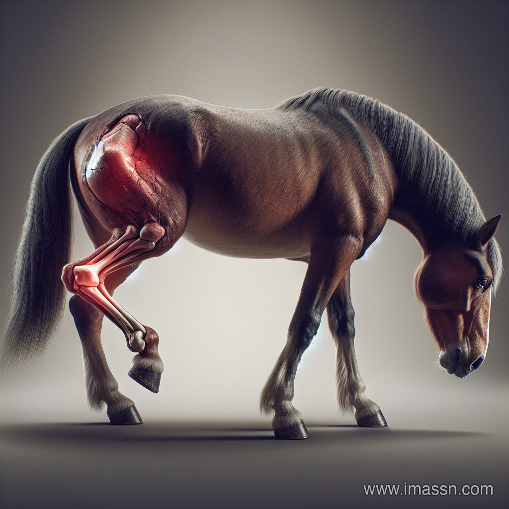 Illustration : cheval panard (boiteux)