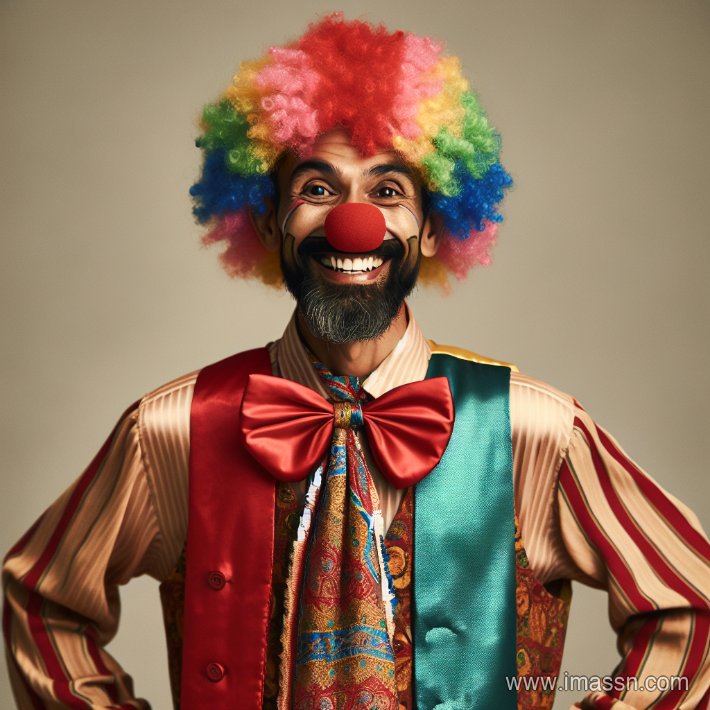 Illustration : clown, acrobate