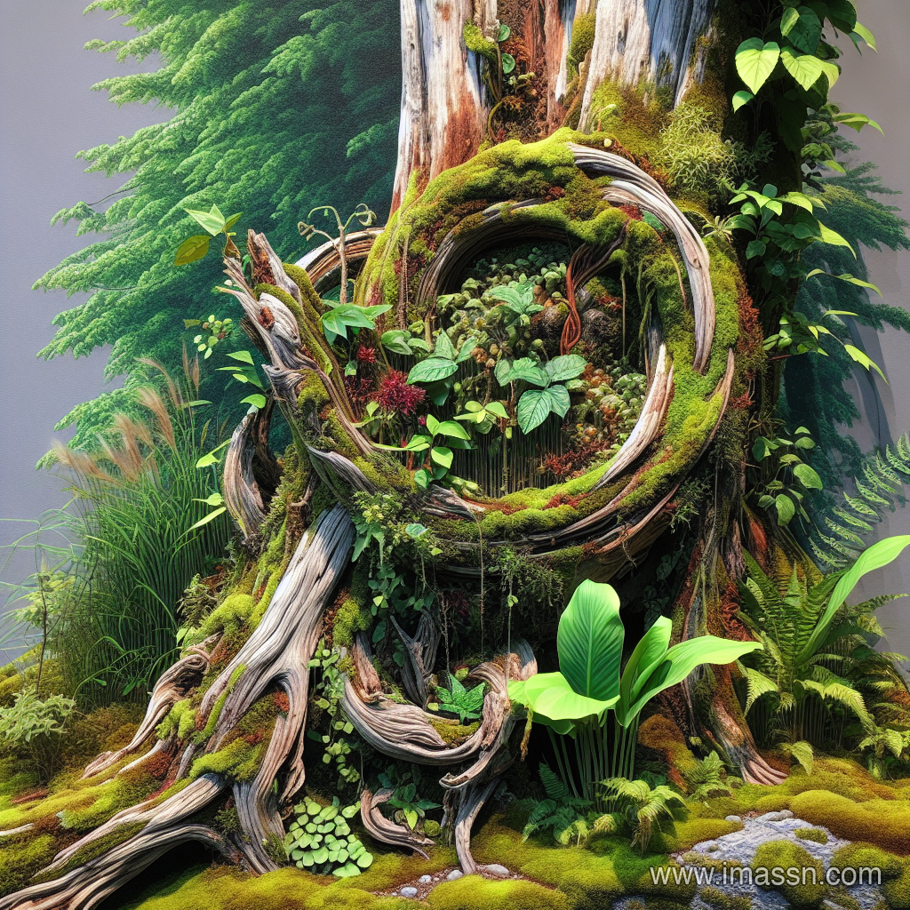 Illustration : souche d’arbre