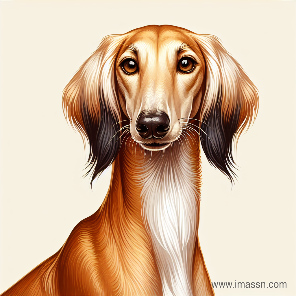 Illustration : chien lévrier