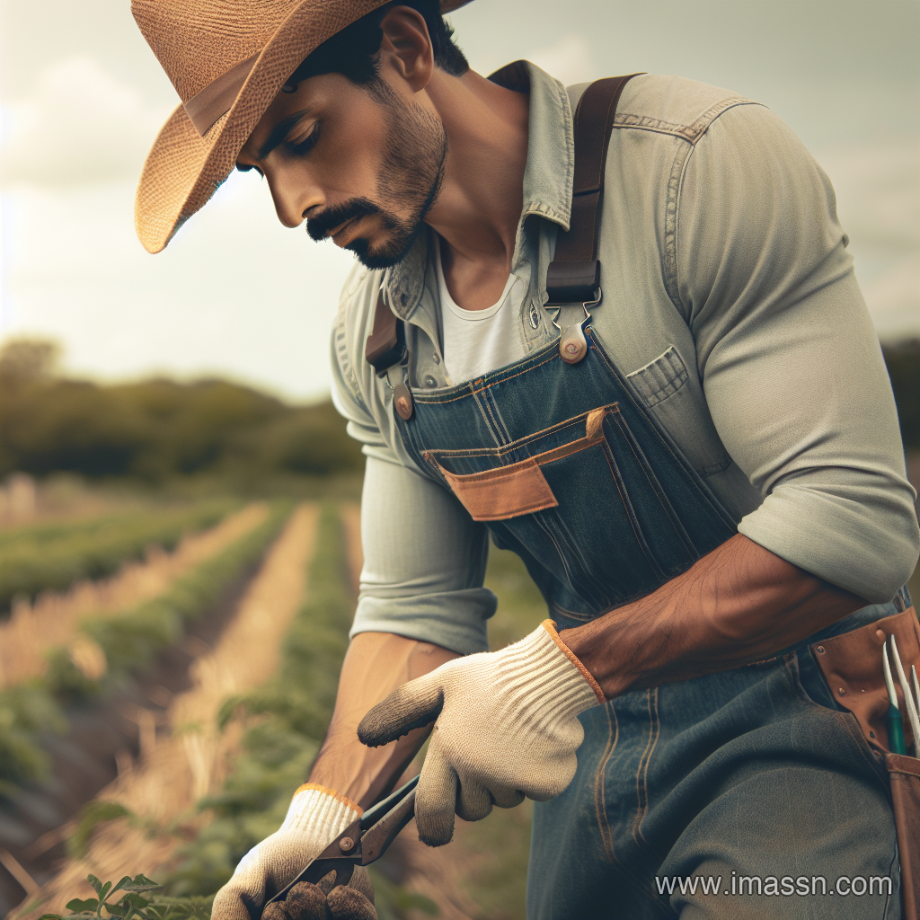 Illustration : cultivateur