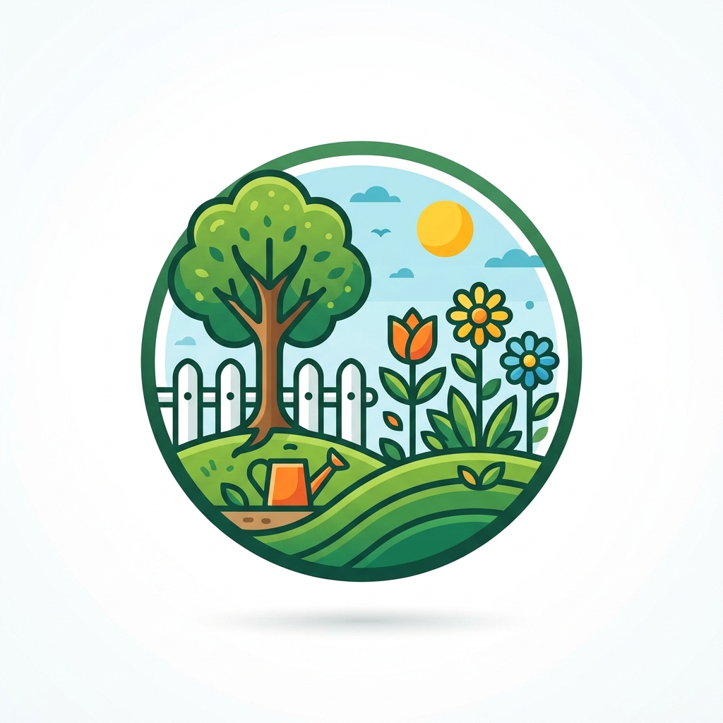 Illustration : jardin