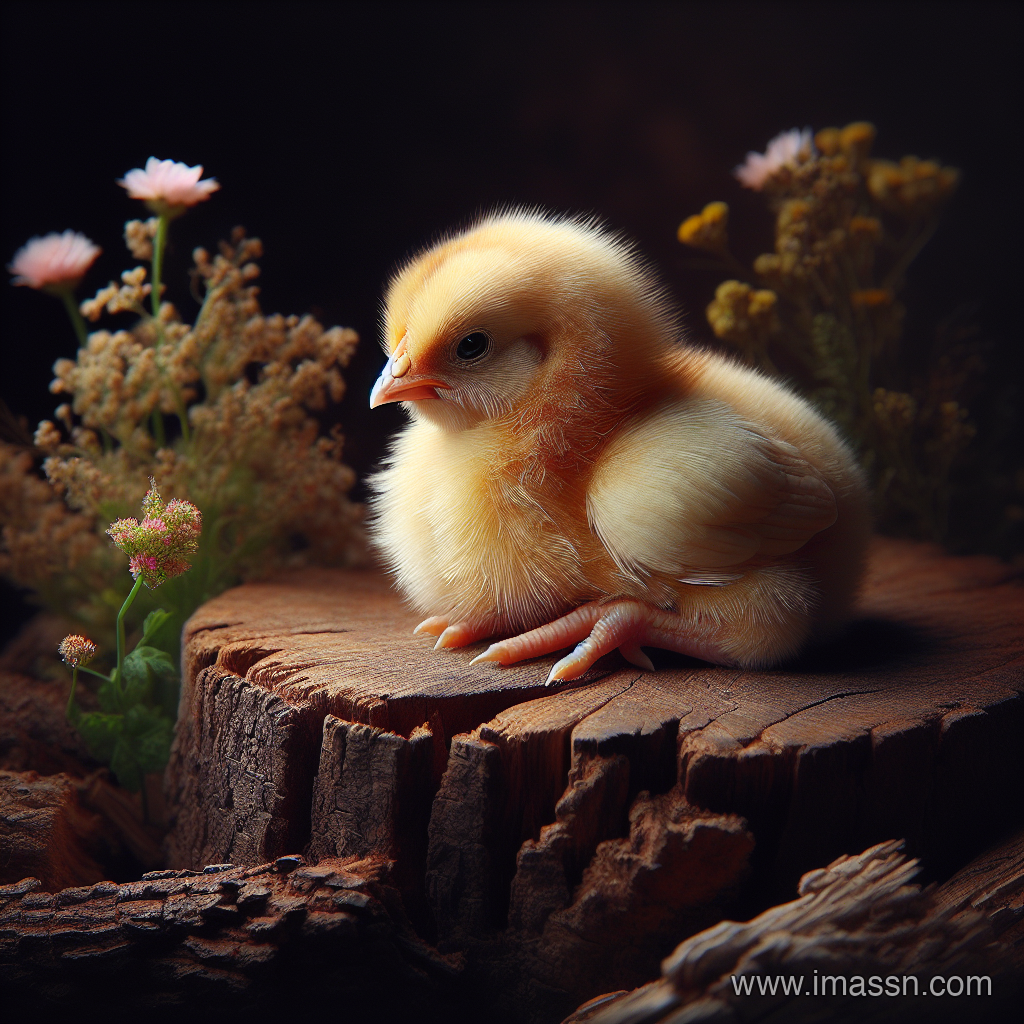 Illustration : poussin