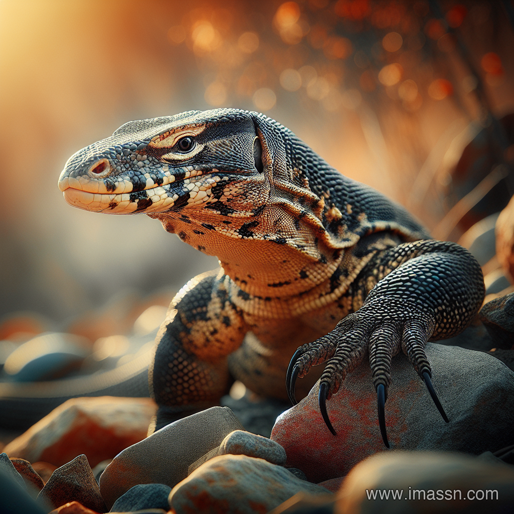 Illustration : gros lézard